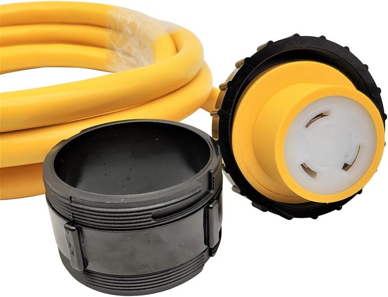 Park World 692019 Shore Power Adapter Cord Marine 50A Plug SS2-50P to L5-30R RV 30A Receptacle Female (10FT) - Image 3